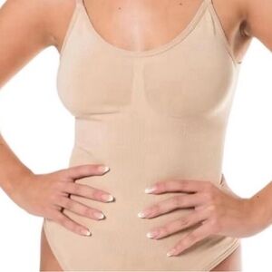 Hey shape. Large nude Bodysuit NWOT!
